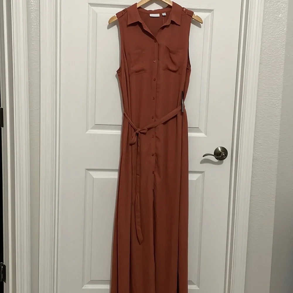 New York & Company button down maxi dress - Picture 1 of 10